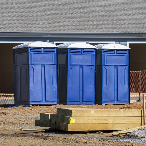 are there any restrictions on where i can place the porta potties during my rental period in Matteson MI